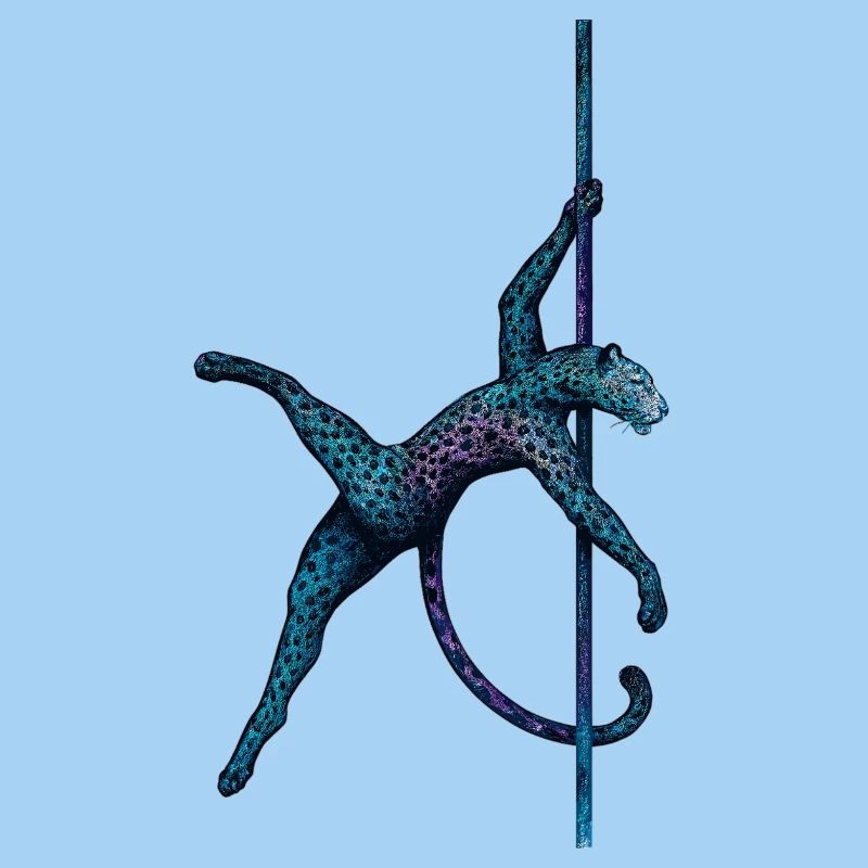 Pole dance Léopard Pole Dancer Pole Cadeau