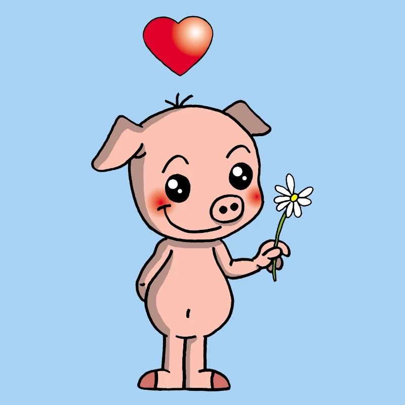 Cochon manga et mignon