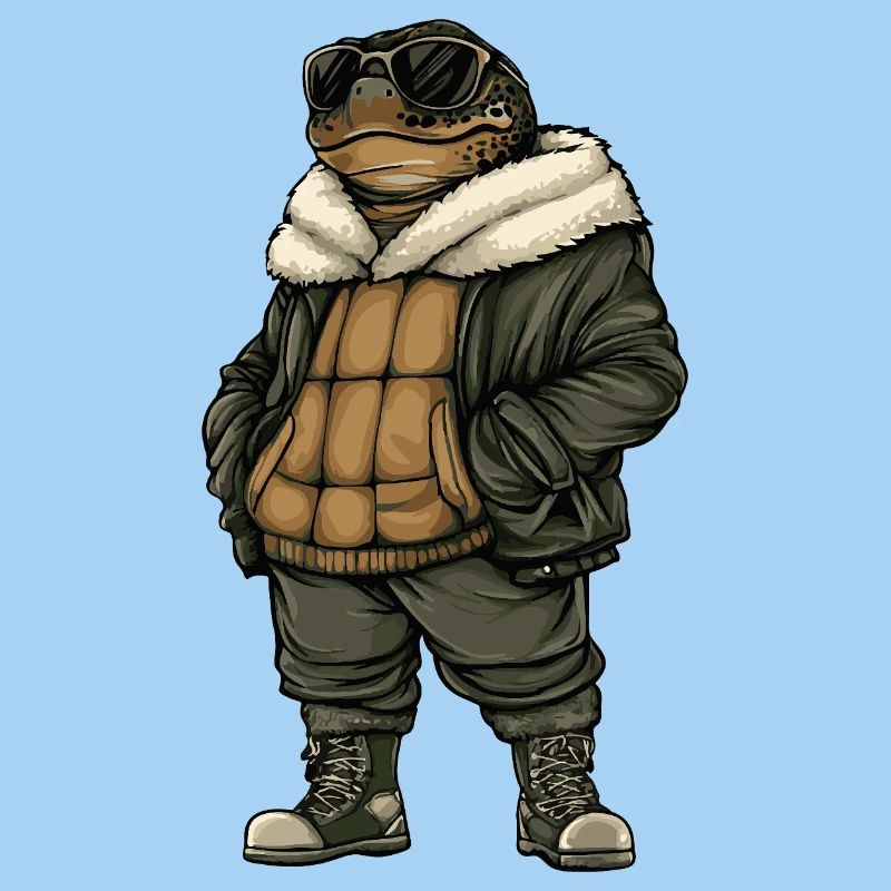 Schildkröte Cool Winter