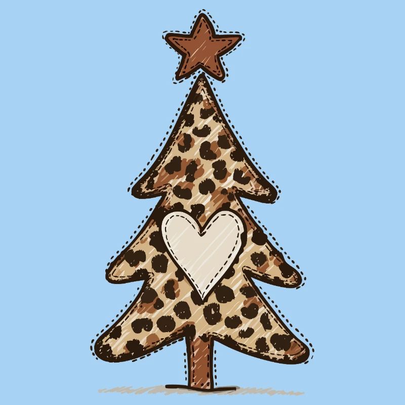 Leoprint Weihnachtsbaum - Leomuster
