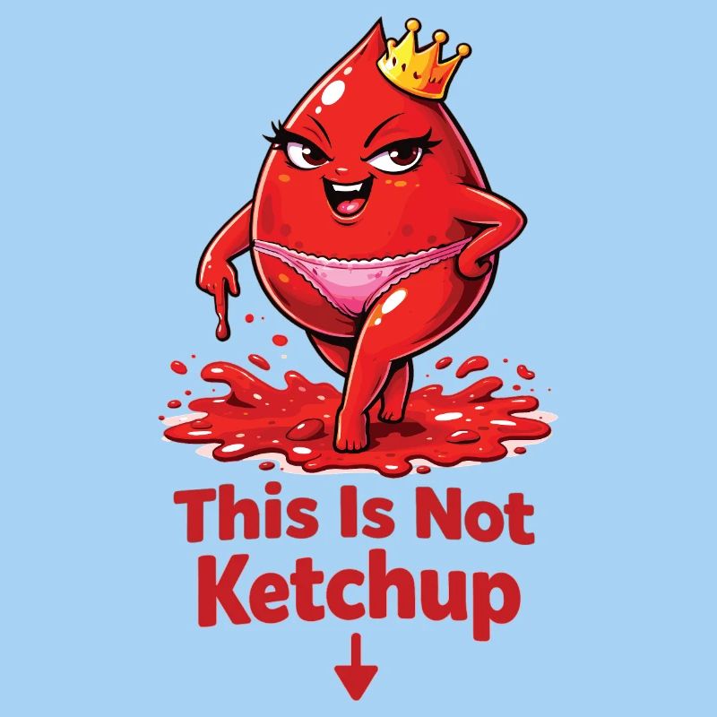 Ce n’est pas du ketchup – Déclaration drôle de période