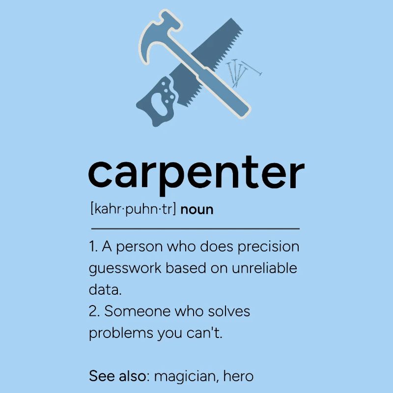 Carpenter Definition with Tools