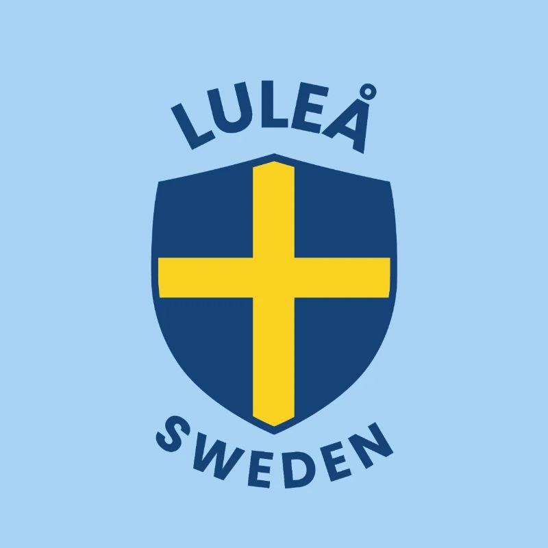 Drapeau de Suède de Luleå