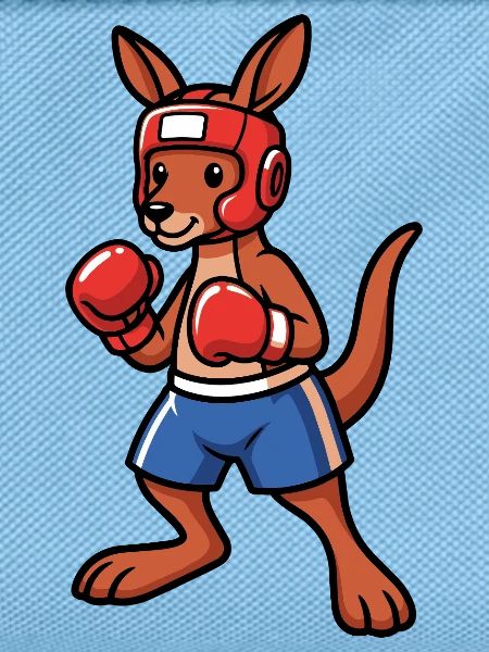 Boxing Kangaroo Australien