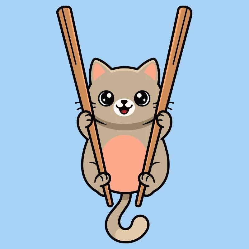 Bâtonnets de nouilles pour chat