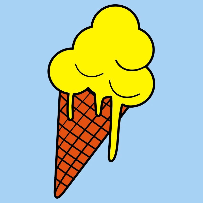 Schmelzendes Eis  Pop Art