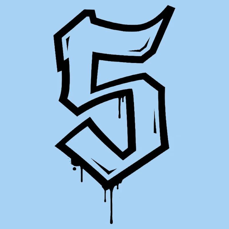 Conception de style graffiti numéro 5