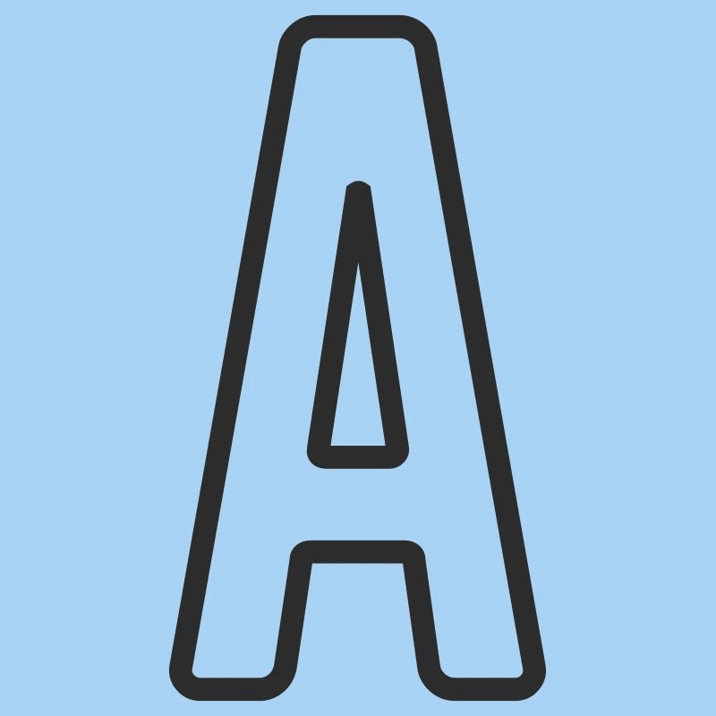 Typodesign de la lettre A