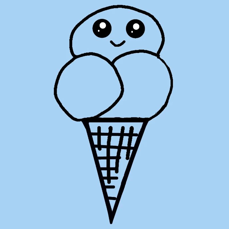 Eis Eiswaffel Eistüte Eiscreme Eiskrem