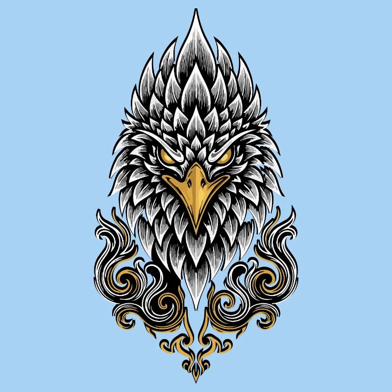 Imperial Eagle Mascot Elite Force Logo