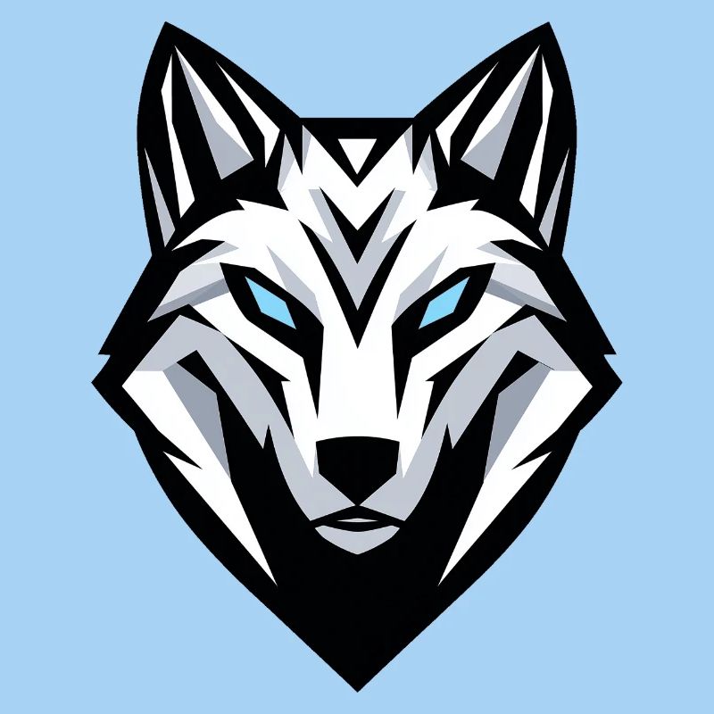 Wolf head logo, symbol, emblem, tattoo
