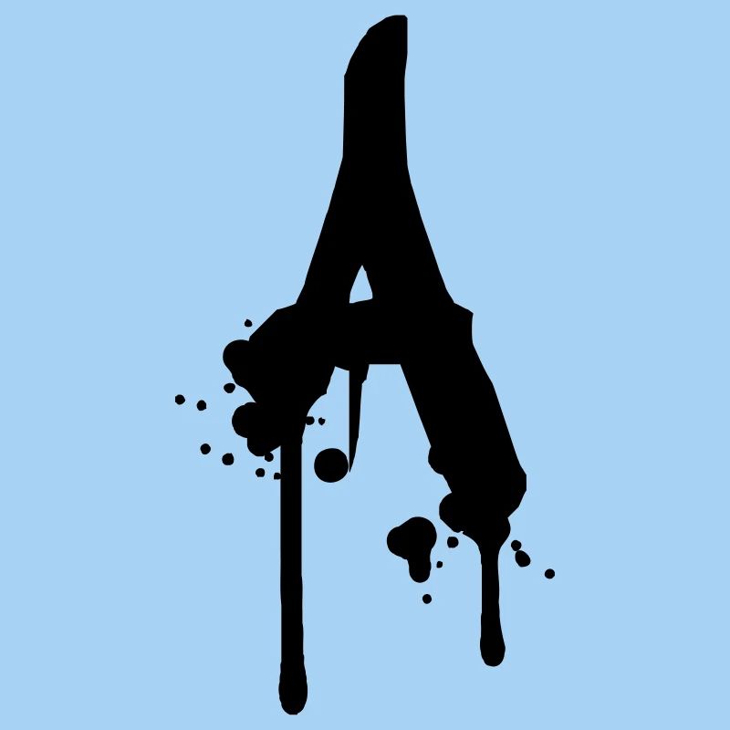 Un graffiti gouttes Farbklex spray