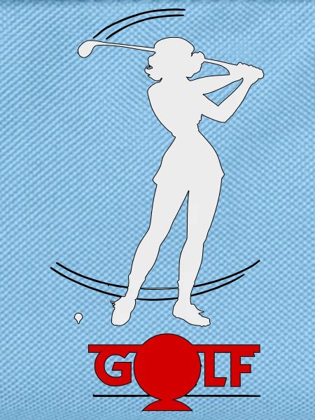 Retro golfer