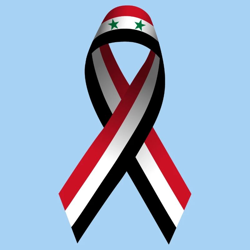 Boucle de la paix en Syrie - Drapeau de la liberté