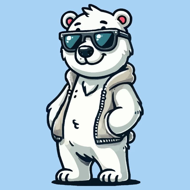 Eisbär Comic