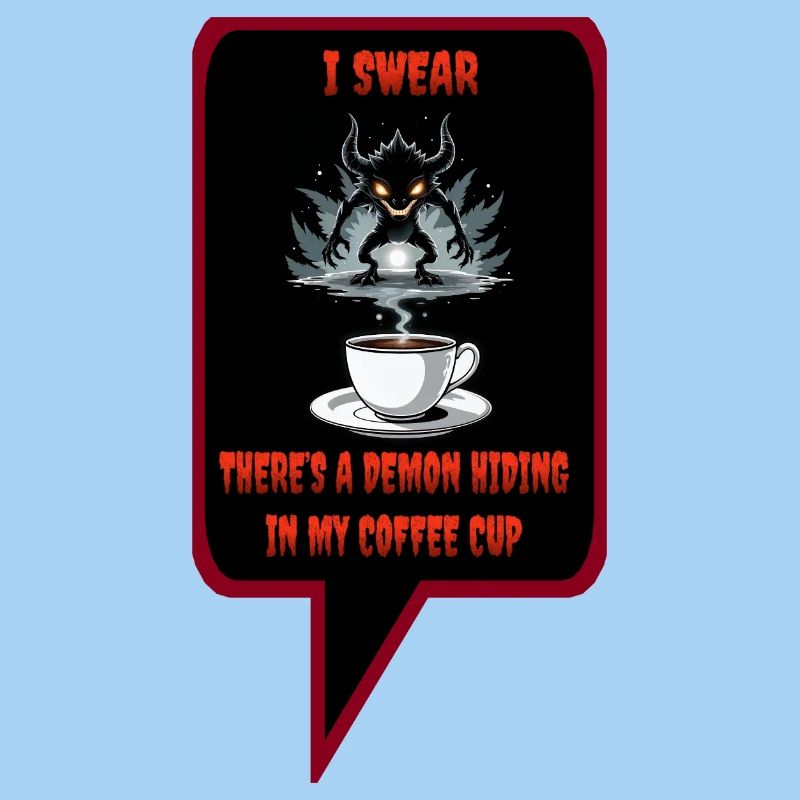 Démon dans le café