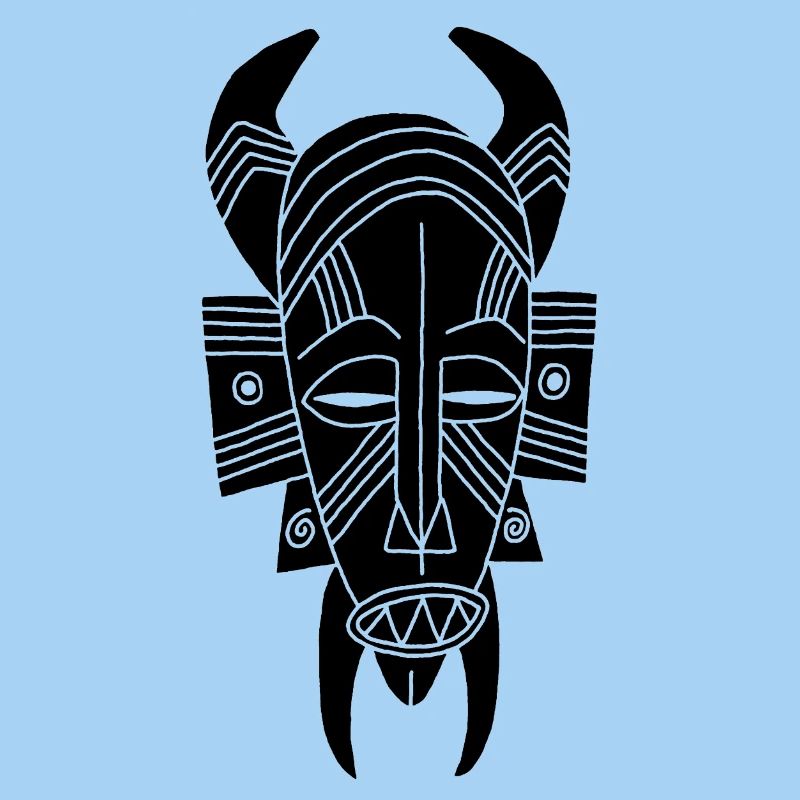 Afrikanischer schwarzer Dämon