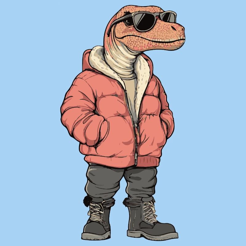 Dinosaurier brontosaurus Cool Winter