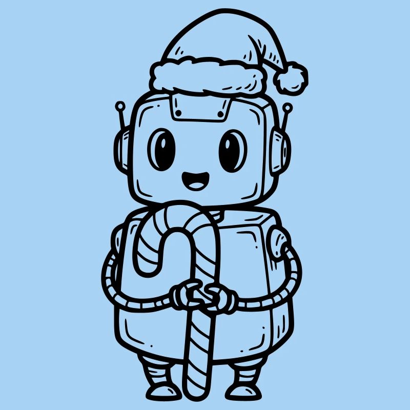Garçon de Noël mignon avec cadeau