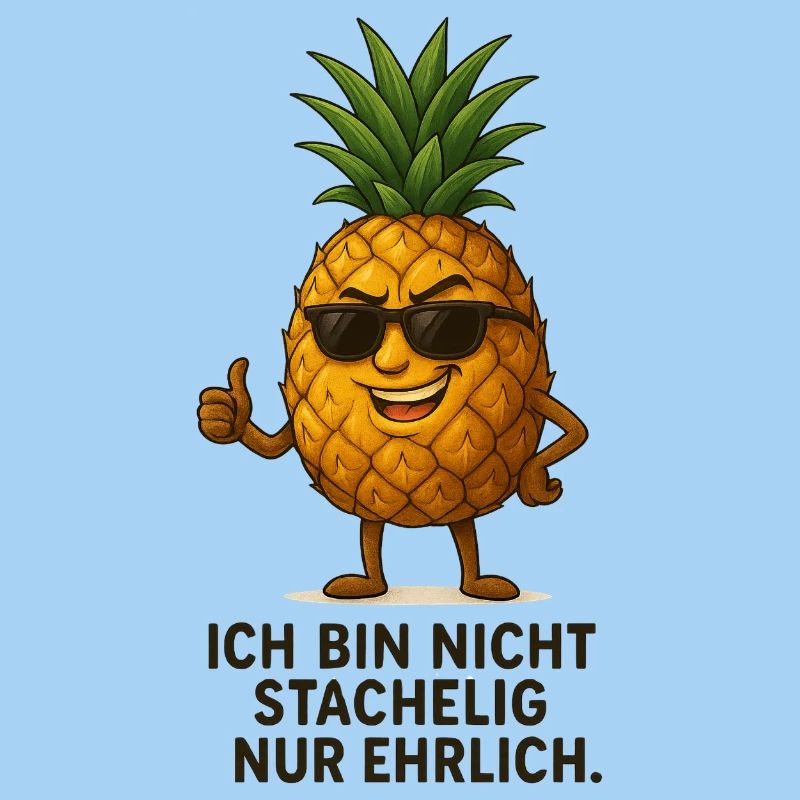 Ananas mit Stil und Ehrlichkeit