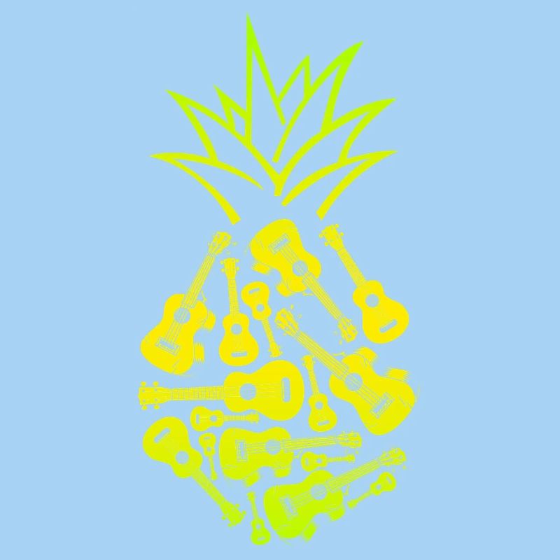 Hawaiian Ukulele Uke Pineapple