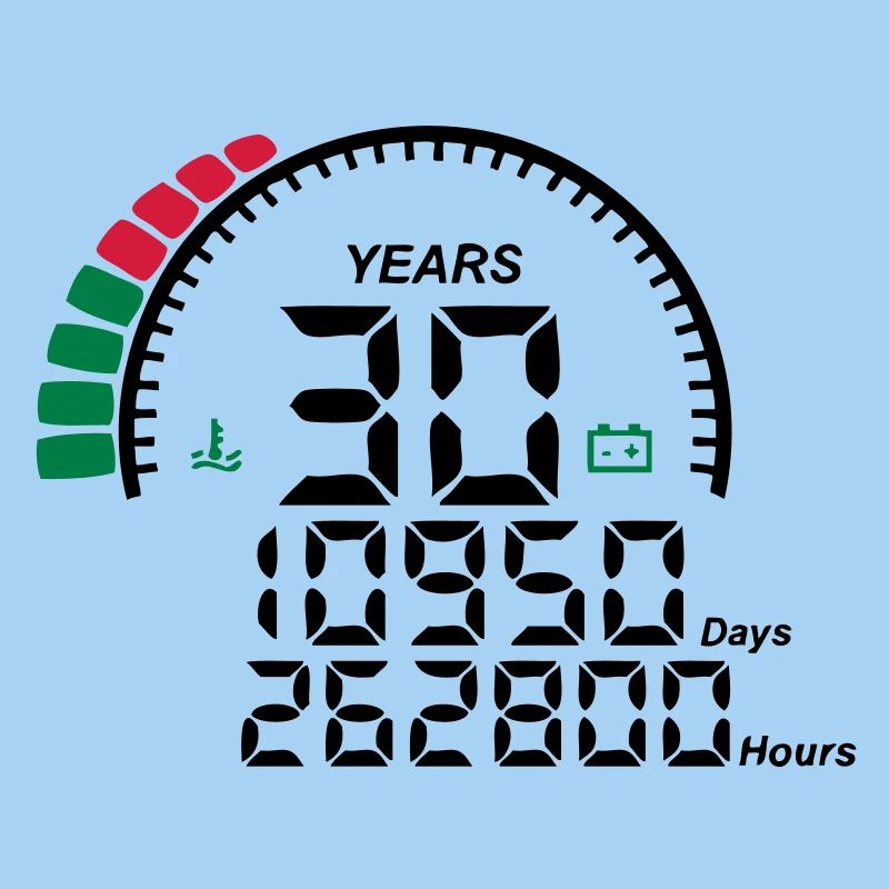 compteur anniversaire years ans 30