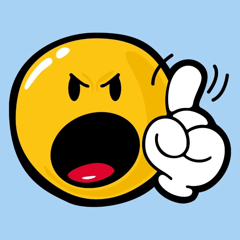 Smiley Anger Cross