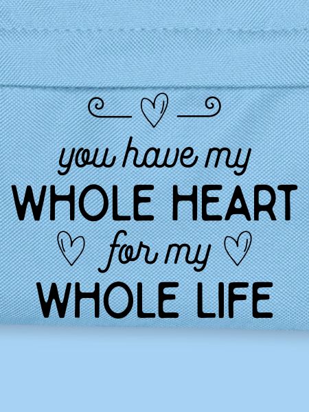Romantic declaration of love