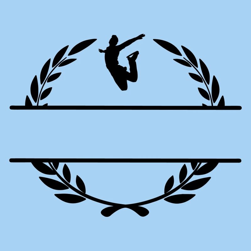 Figure skater laurel wreath