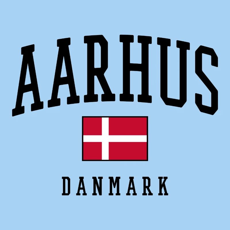 AARHUS DANMARK – Denmark Flag Design