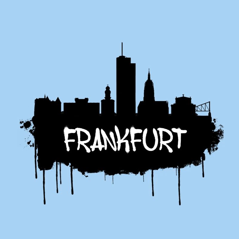 Frankfurt Graffiti Skyline