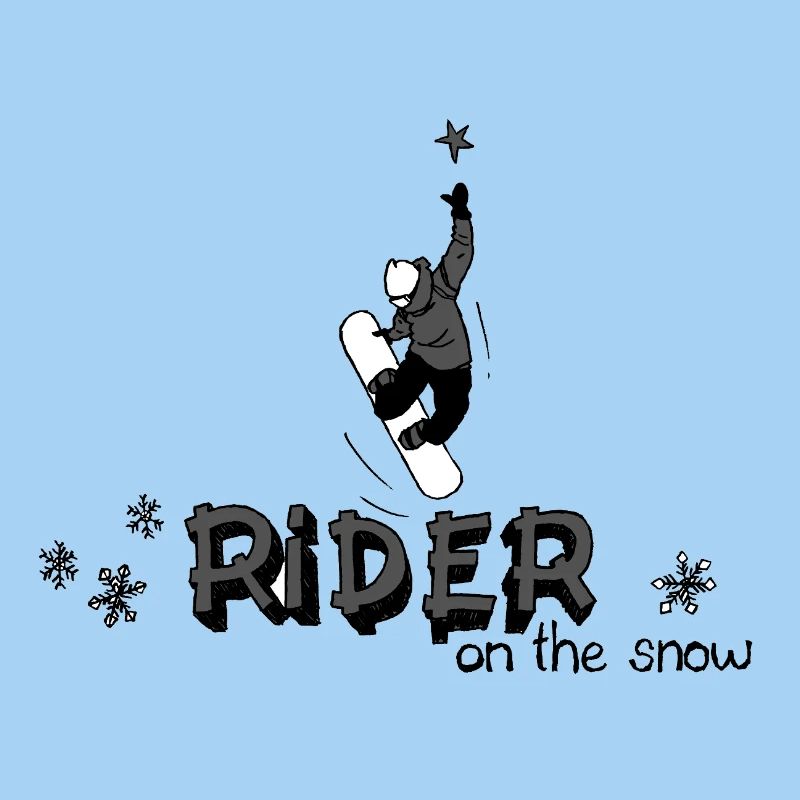 snowboard on the snow