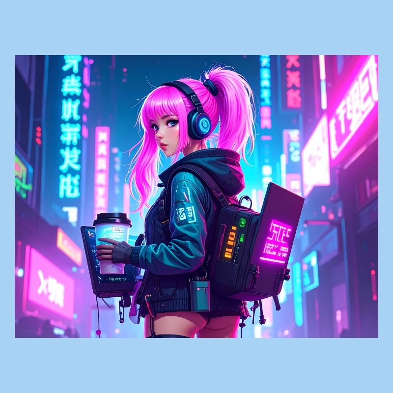 Cyber DJ Coder – Beats, Bytes & Blinks