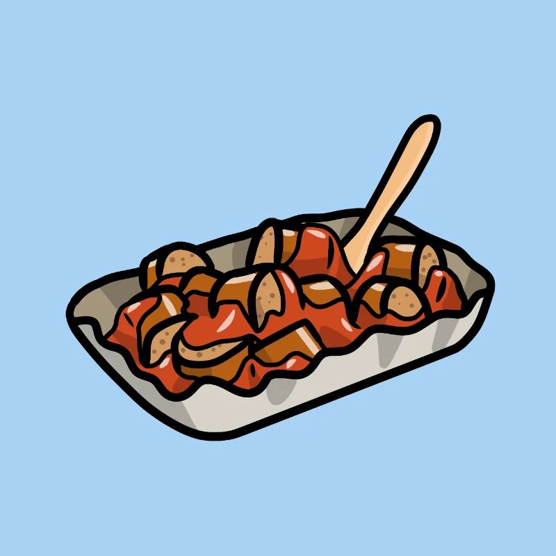 Berlin Currywurst Bratwurst Wurst Curry Grill