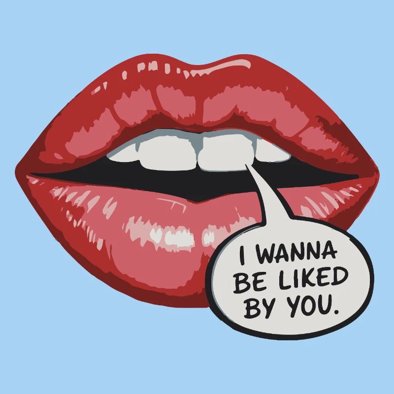 Bold Lip Pop Art: Werde gemocht