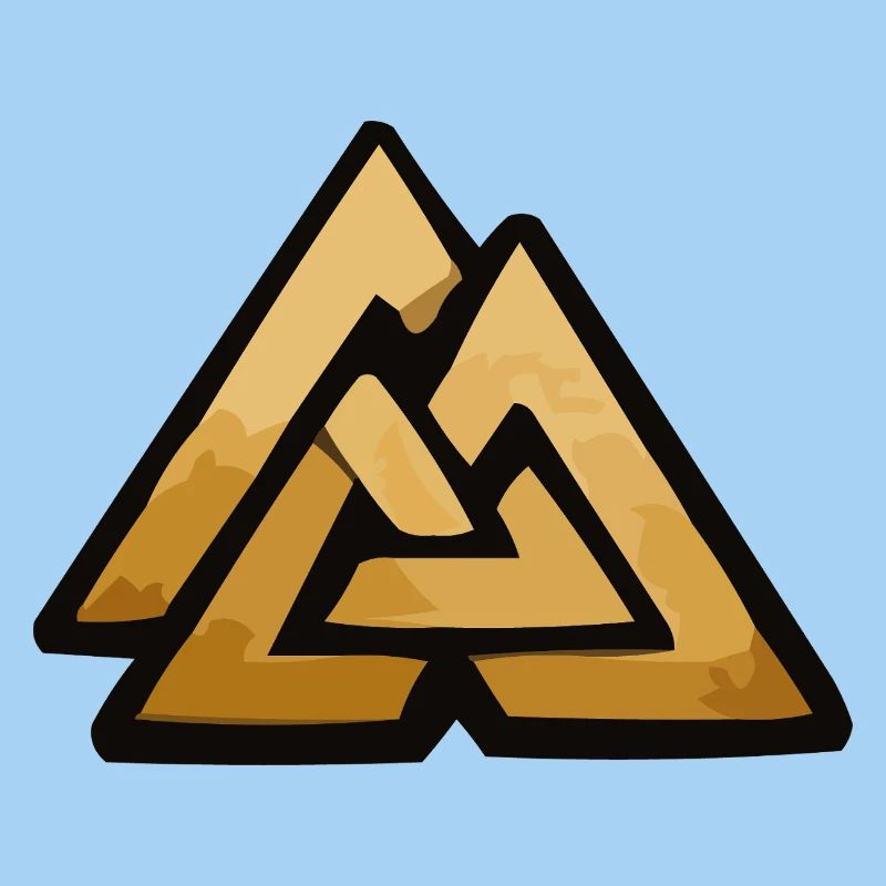 viking valknut wotan wotan knot
