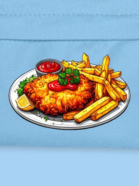 Schnitzel with fries