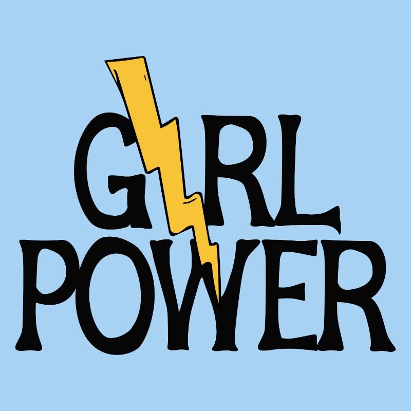 Blitz-Mädchen-Power