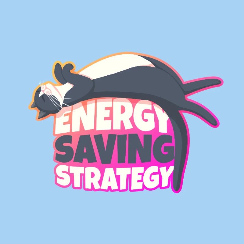 Energy Saving Strategy Cat