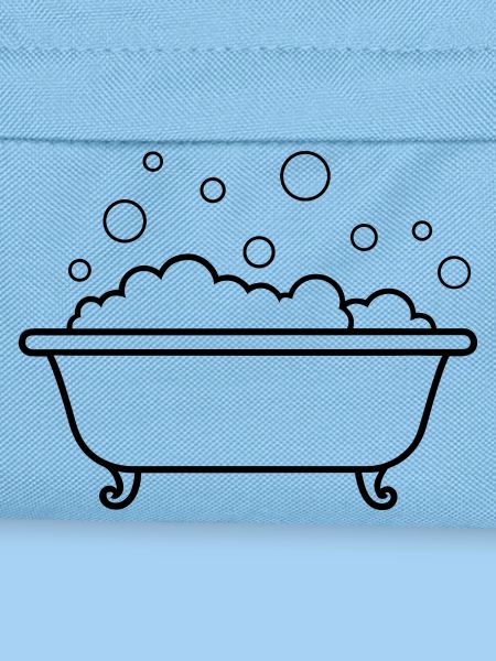 Bathtub with Bubbles