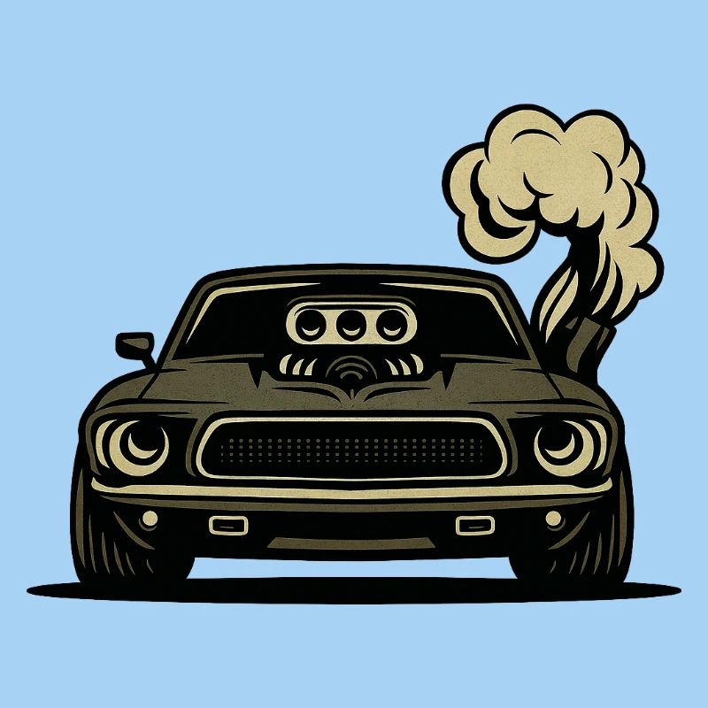 Wütendes Auto
