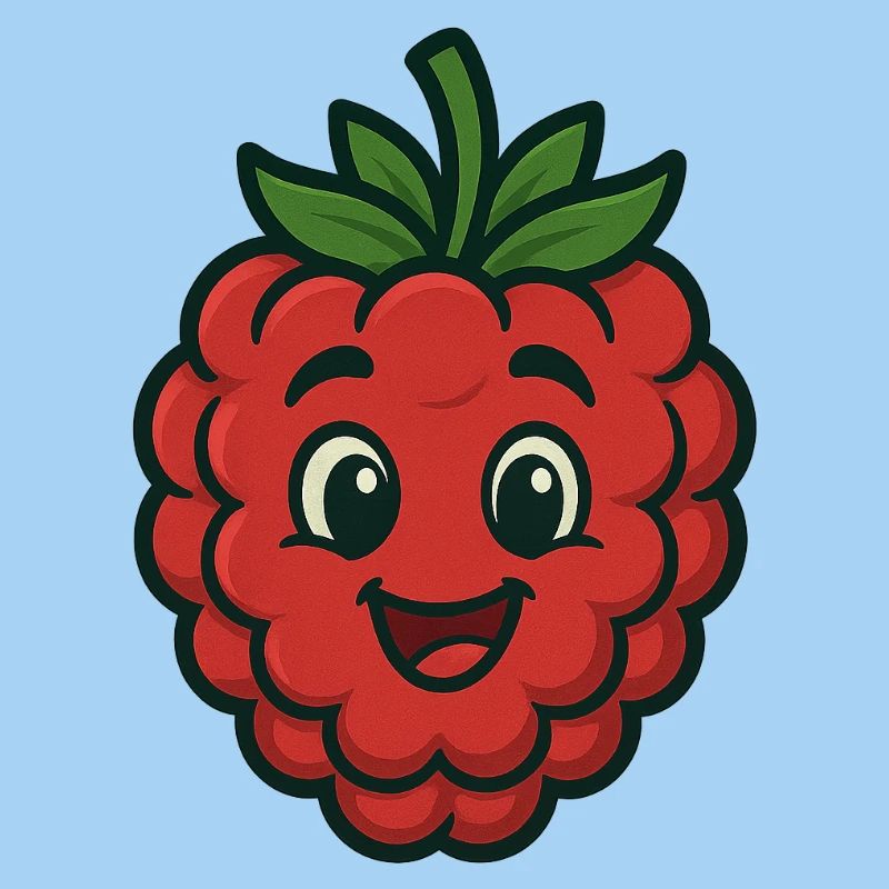 Framboise heureuse