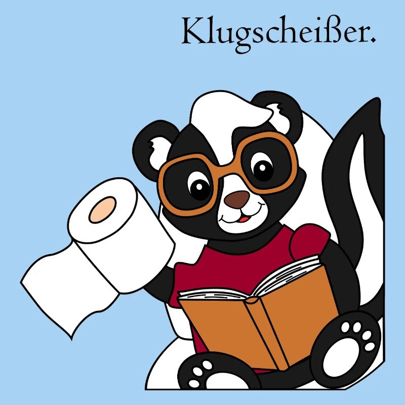 Stinktier Pixie Klugscheisser - lustiges Motiv