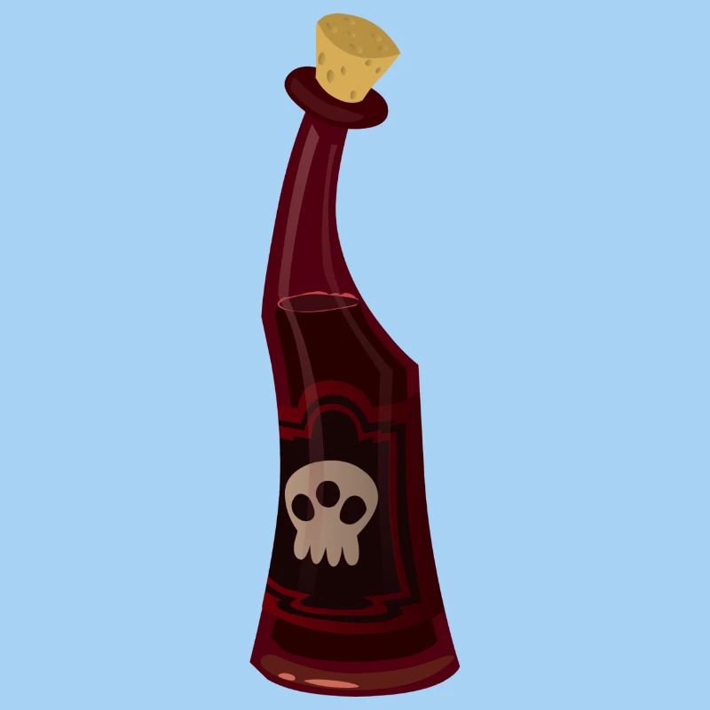 Bottle with poison
