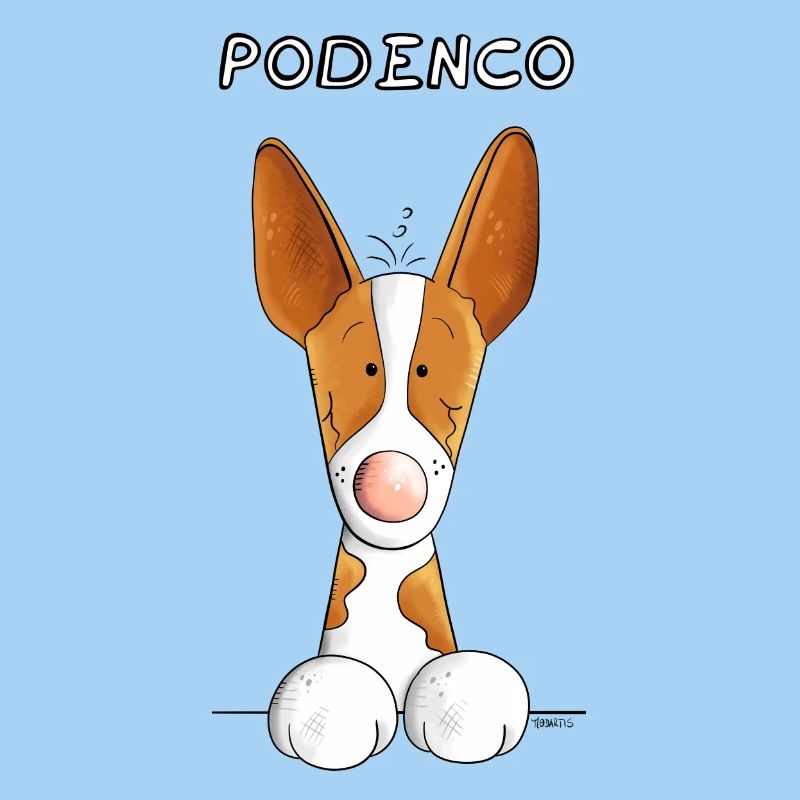 Abenteuerlustiger Podenco