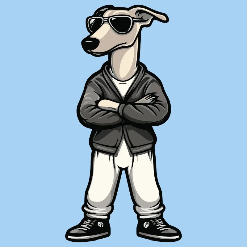 Greyhound Dog Comic