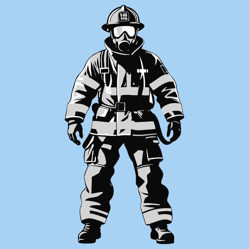 Firefighter - Profession Design Sticker