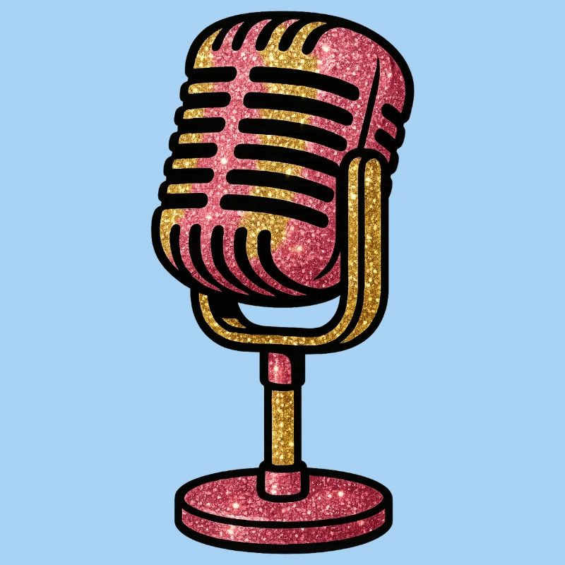 Glittering microphone design