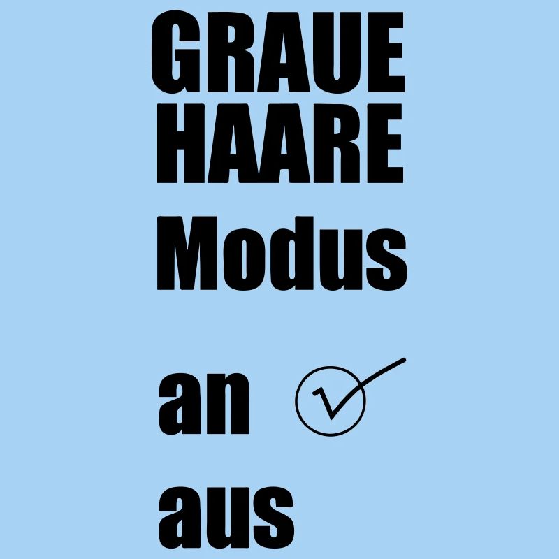 Graue-Haare-Modus AN Geschenk