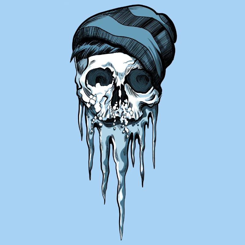 Snowboarder skull